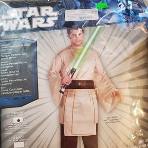 Star Wars Jedi Adult Halloween Costume One Size
